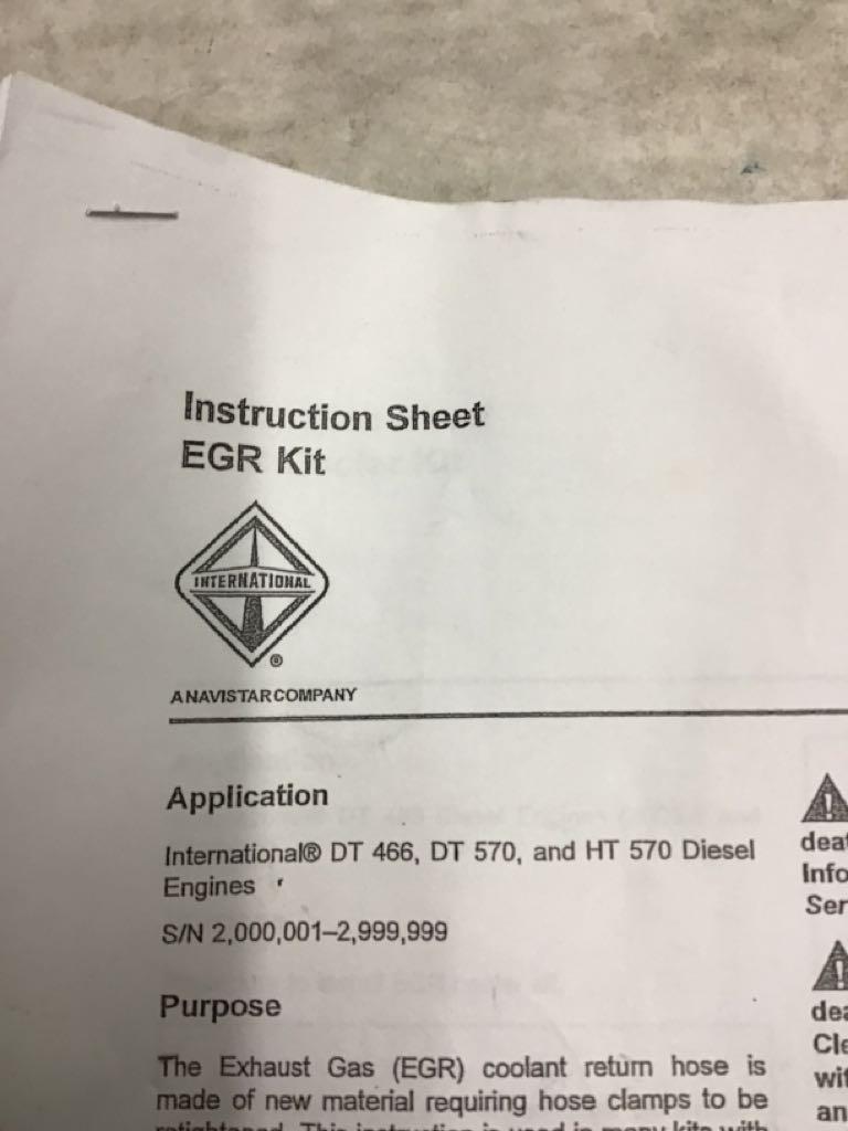 International Navistar EGR Cooler Conversion Kit Tokyo Radiator