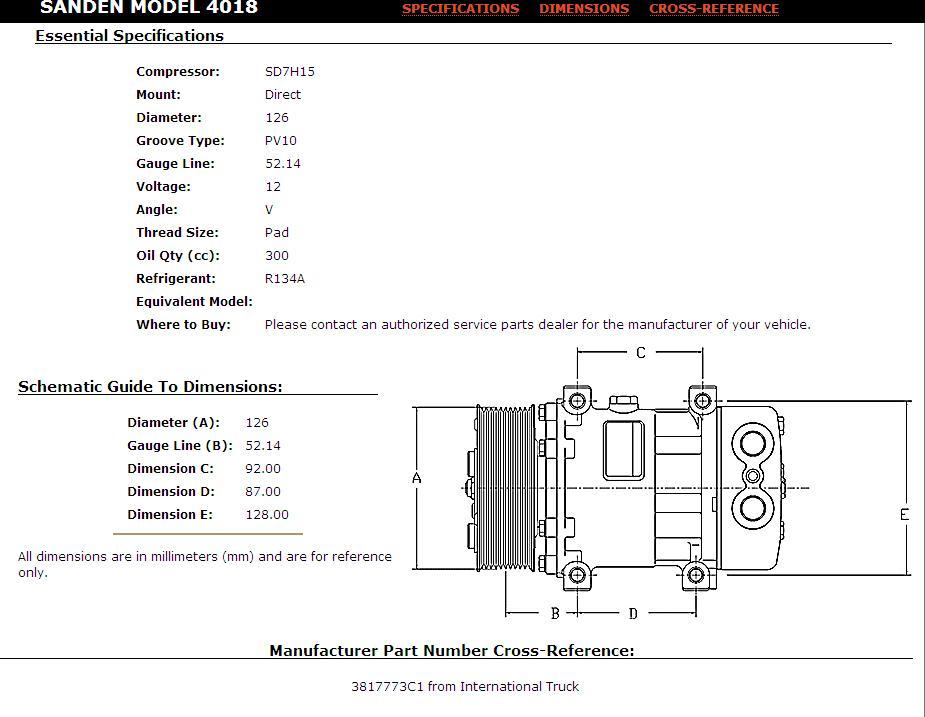 International Prostar Air Conditioner Compressor 761001 For Sale By Lkq Heavy Truck