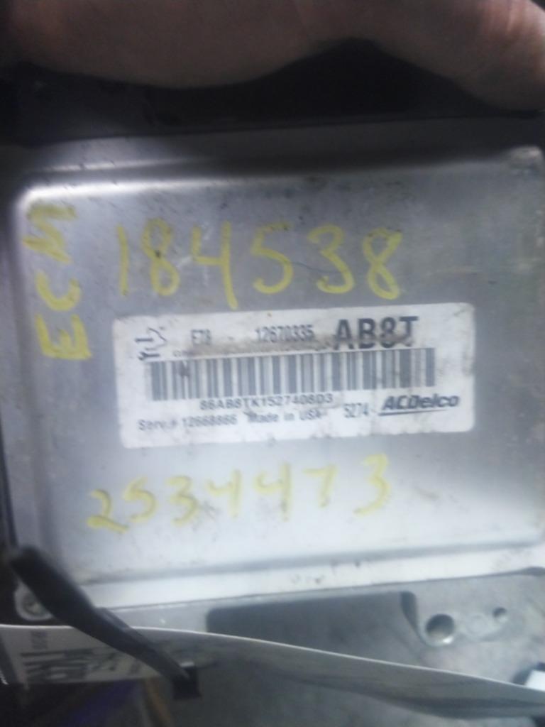Replaces 12670335 2016 CHEVROLET ENGINE CONTROL MODULE (ECM) , OH