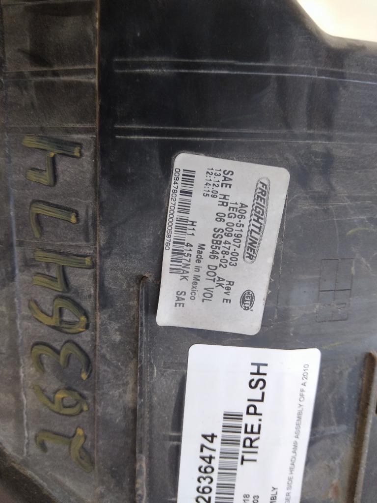 For 2010 FREIGHTLINER CASCADIA 2007-2018 HEADLIGHT Right , MN
