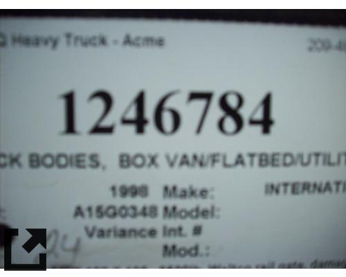 INTERNATIONAL 4700 TRUCK BODIES,  BOX VAN/FLATBED/UTILITY